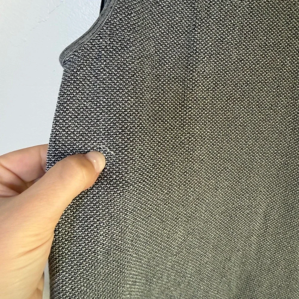 Free‎ People Intimately Textured Mock Neck Sleeveless Top Size Small Gray Marled